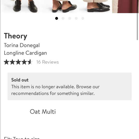 Theory Long Cardigan Sweater Coat - Picture 7 of 7